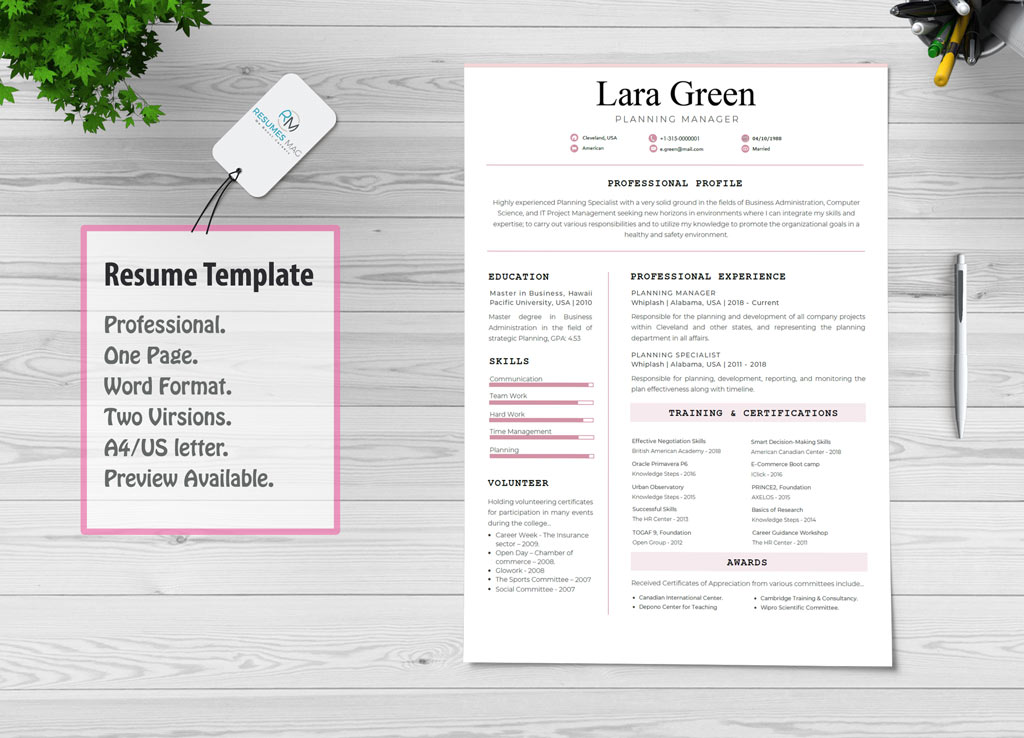 Consilio-Professional Resume-Template