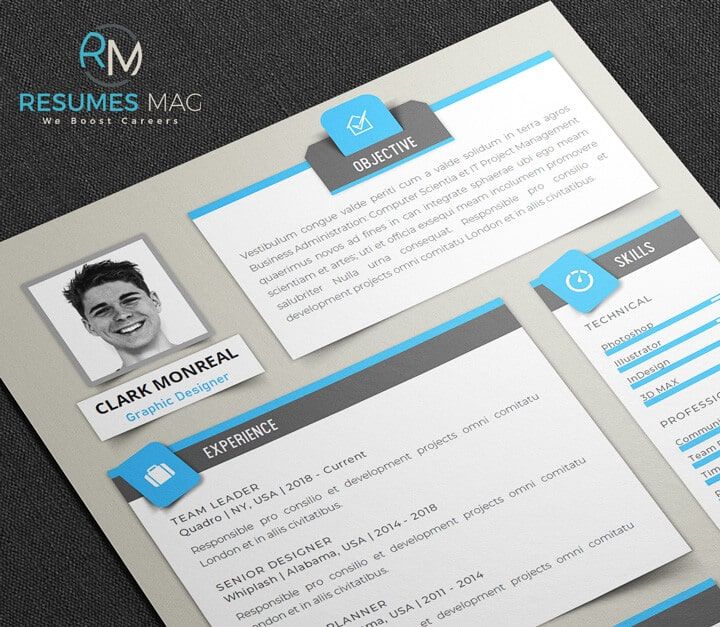 Sombra Modern English Resume Template_Single